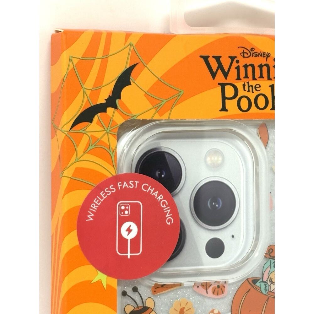 Disney Winnie the Pooh Halloween iPhone 16 Pro Max Case Skinny Dip Glitter NIB - Picture 6 of 11